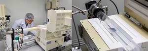 [2] Dr. Dong-Beom Seo of the KRICT operates the organic chemical vapor deposition(MOCVD) equipment.