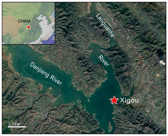 Location of the Xigou site