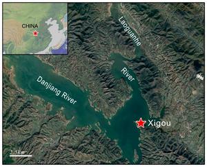 Location of the Xigou site