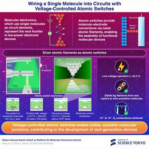 Atomic switches to realize the development of molecular electronic devices