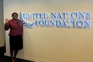 Destiny Aladeyelu interned for Girl Up, a leadership initiative with the United Nations