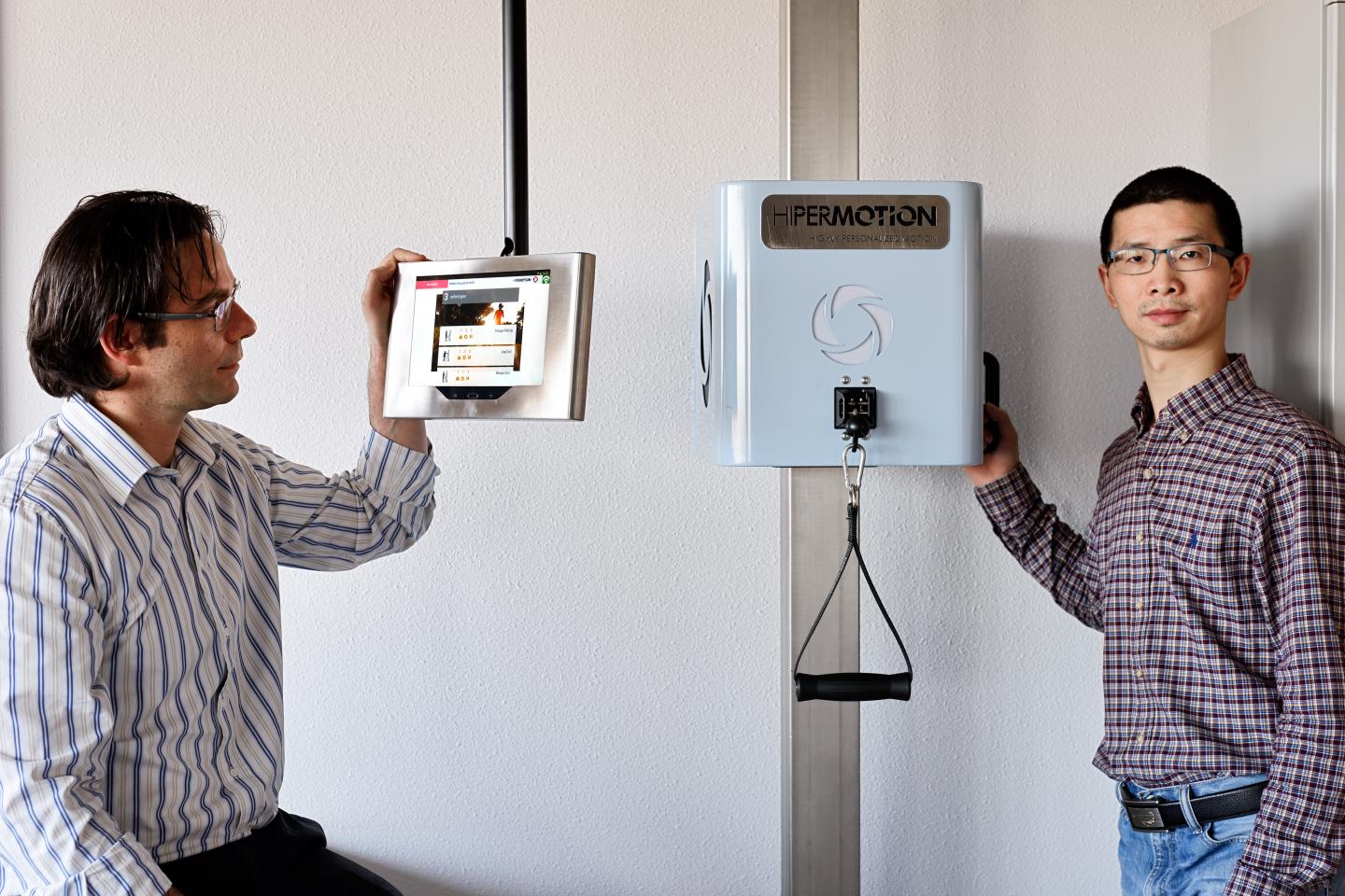 Researchers Massimo Mischi and Lin Xu and Their New Fitness Machine