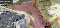 Terra image showing measurement of the smoke