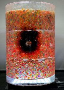 Bleeding materials and enclosures