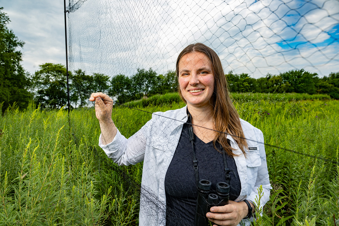 Illinois Natural History Survey ornithologist Anastasia Rahlin