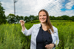 Illinois Natural History Survey ornithologist Anastasia Rahlin