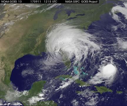 Satellite Animation Shows Irma's Remnants and Hurricane Jose