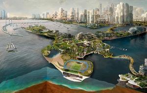 Let the city float: A hybrid floating structure solution for resilient, adaptable and sustainable urban development