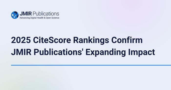 2024 CiteScore Rankings Confirm JMIR Publications’ Expanding Impact