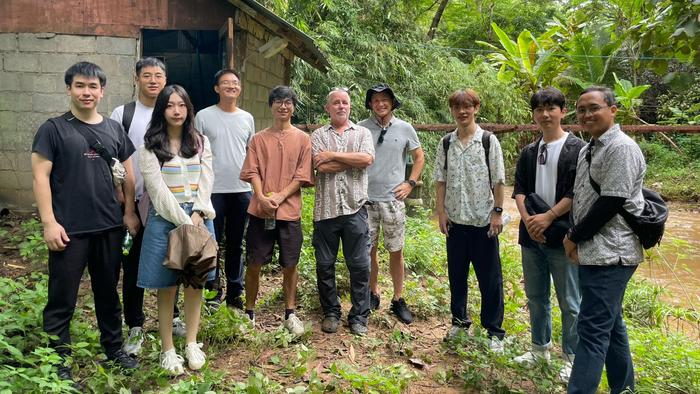 Asst Prof He Xiaogang - Mekong river delta field study