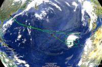 5th Flight of NASA's Global Hawk over Tropical Storm Nadine