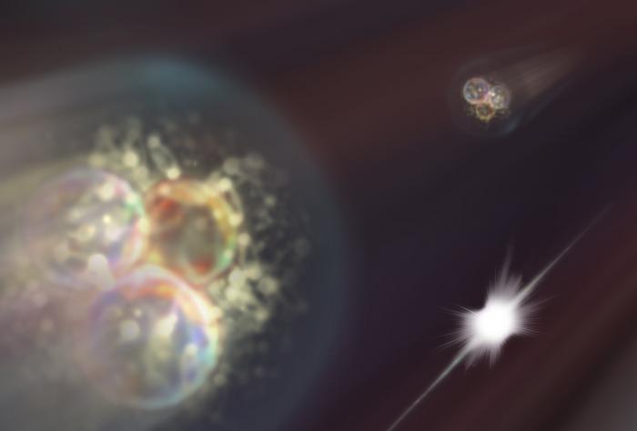 Entropy of the interacting quarks and gluons in high-energy proton collisions is virtually identical to the entropy of produced hadrons.