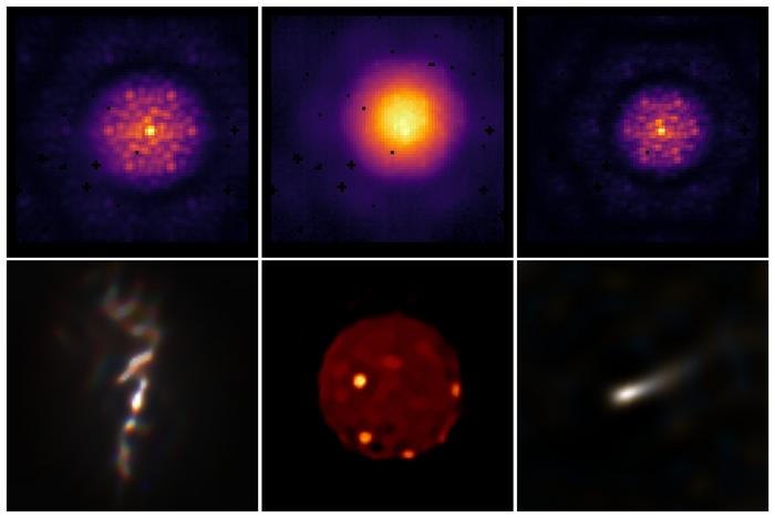 Before and after: sharpening JWST images