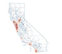 CA map wildlife response