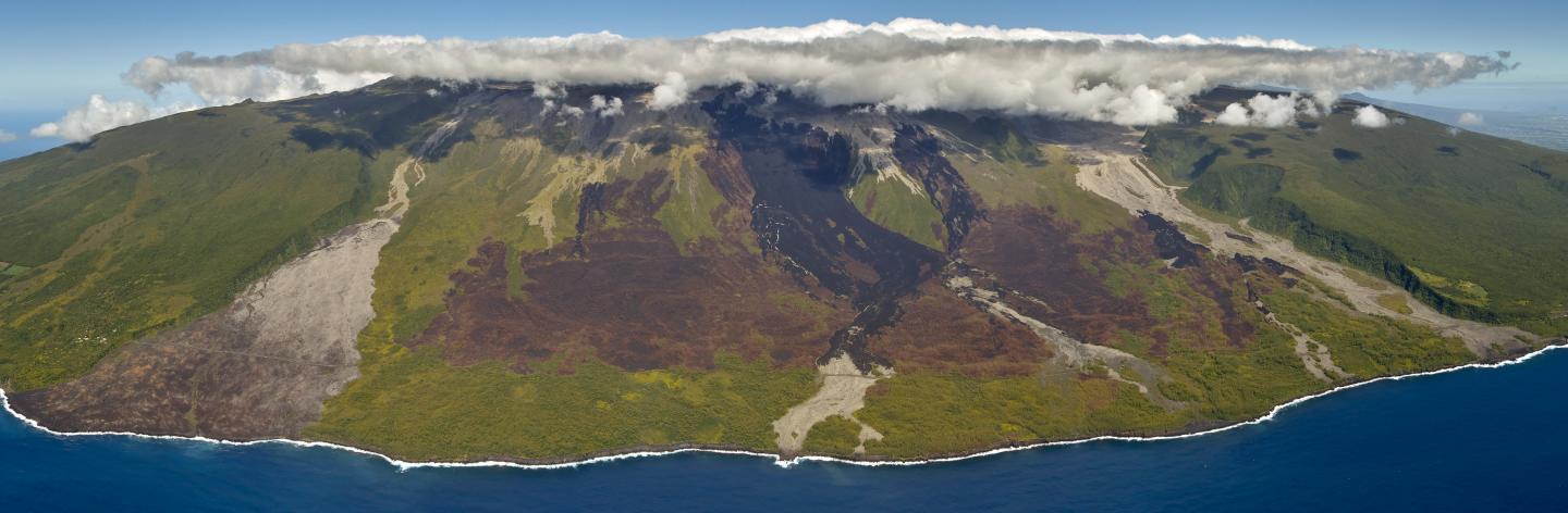 Aerial Photo of the Lowland Caldera