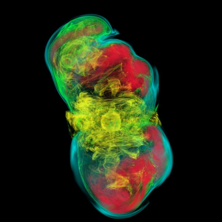 3-D GRMHD Simulation
