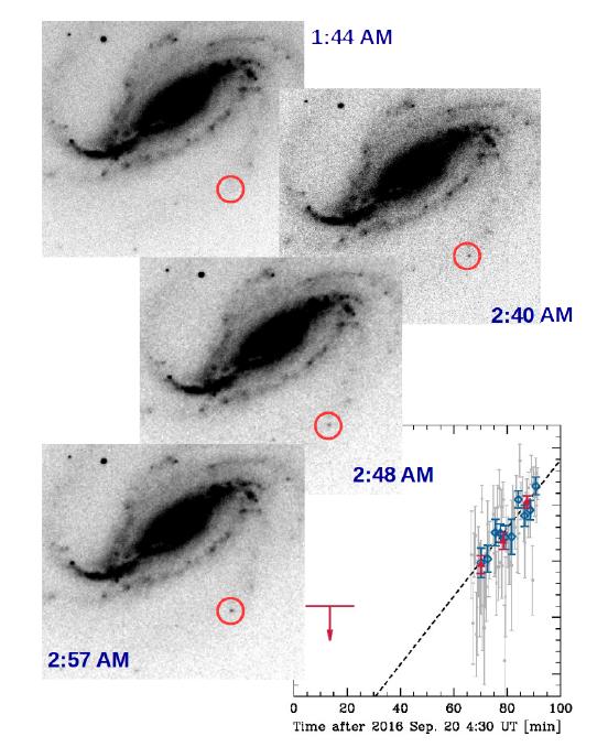 Victor Buso's Images of SN 2016gkg