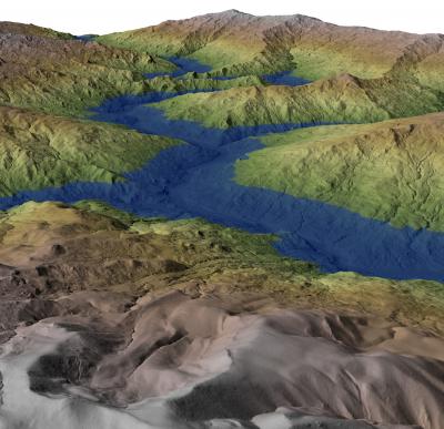 Eel River Lake, a LiDAR View
