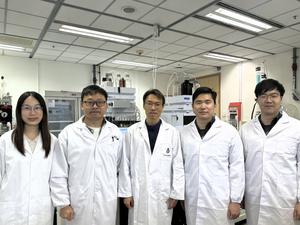 A group photo of the research team