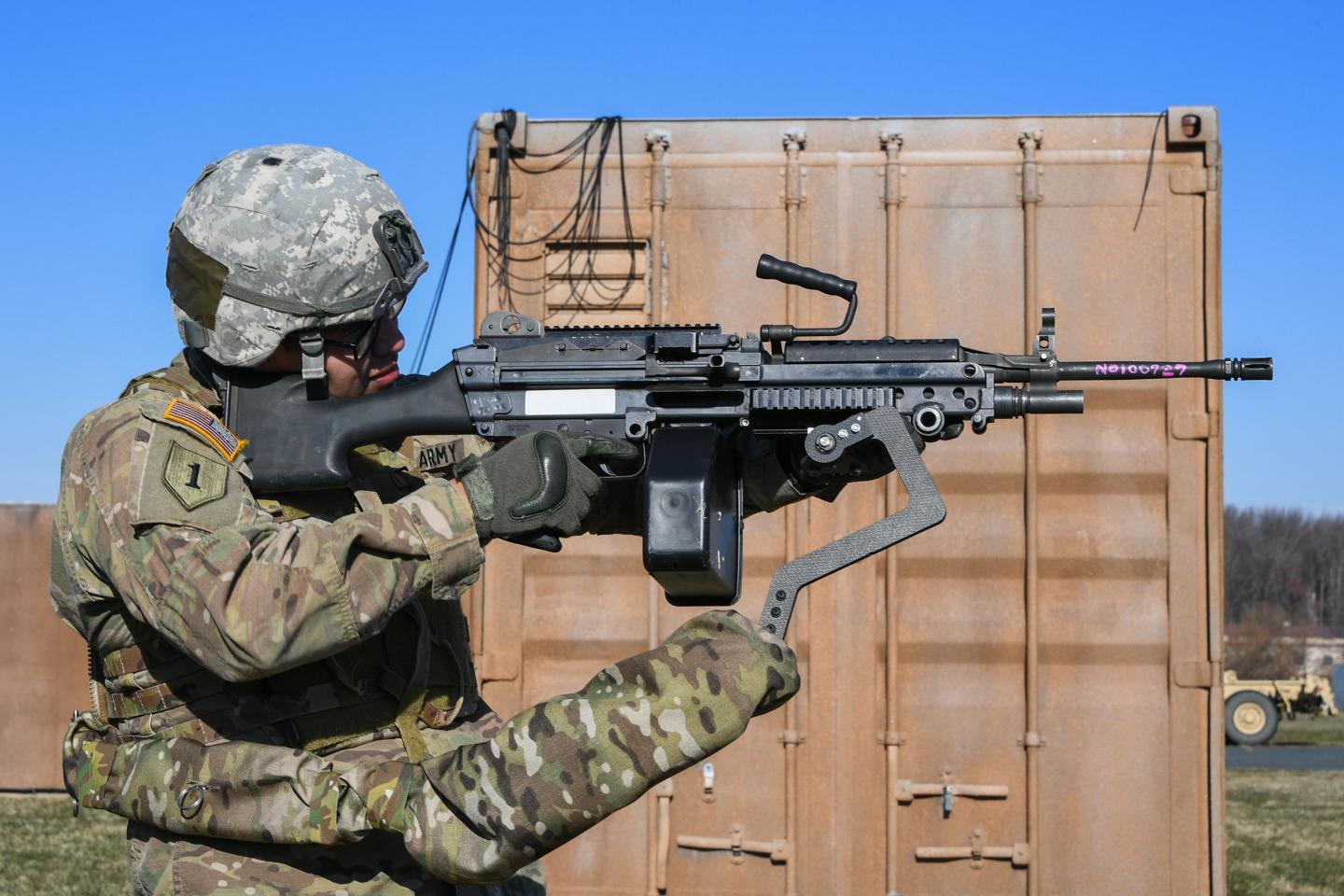 Soldier uses 3rd Arm