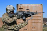Soldier uses 3rd Arm