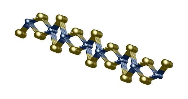 Ball-and-stick Diagram or Atomically Thin Material