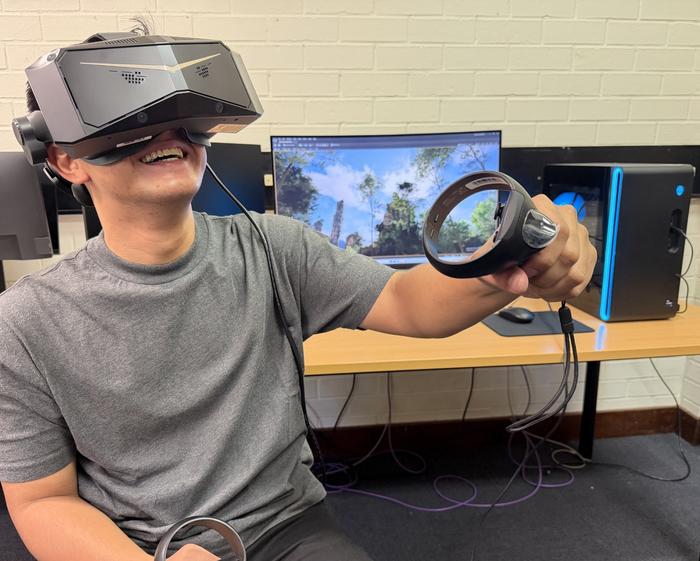 Virtual reality user