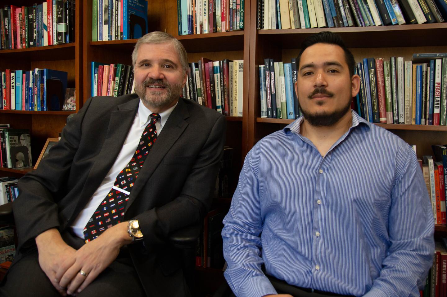 Dr. Paul Diehl and Yahve Gallegos