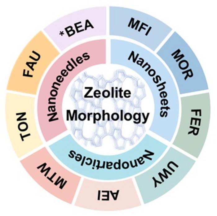 Recent progress in morphological control of zeolites from organic templates
