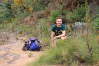 Botany Student Brian Du Preez at <em>Psoraleas Cataracta</em>, Last Seen in 1804