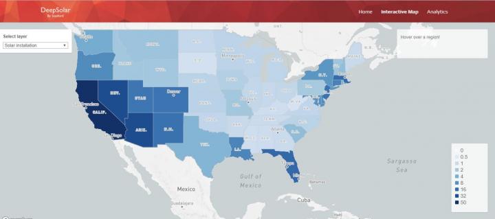 DeepSolar Map of the US