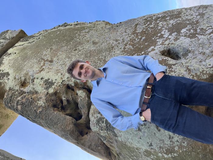 Dr Anthony Clarke at Stonehenge