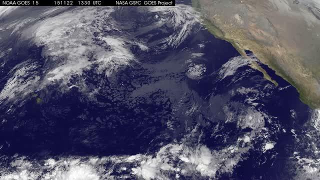 GOES-West Video of Sandra