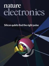 <em>Nature Electronics</em> Front Cover, April 2019