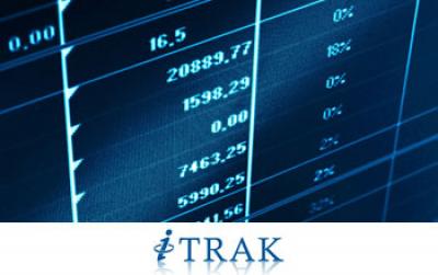 Image of a Spreadsheet with Columns of Numbers and the Word ITRAK at the Bottom