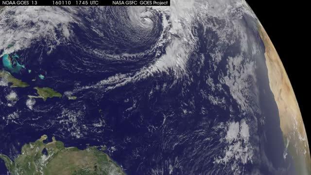 GOES-East Video of Alex