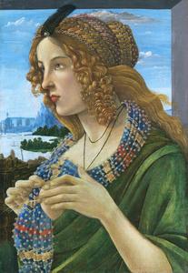 Allegorical Portrait of a Woman attributed to Sandro Botticelli