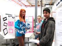 Wendy Brown at a Public Outreach Event to Gather Microbial Samples