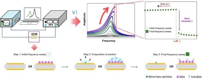 Nonlinear QCM enables ultra-sensitive mass detection.