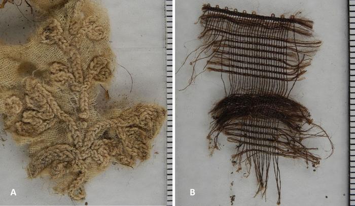 Fabric found in the mummy's abdominal cave