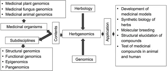 A diagram showing the contents of the 1KHG Project.
