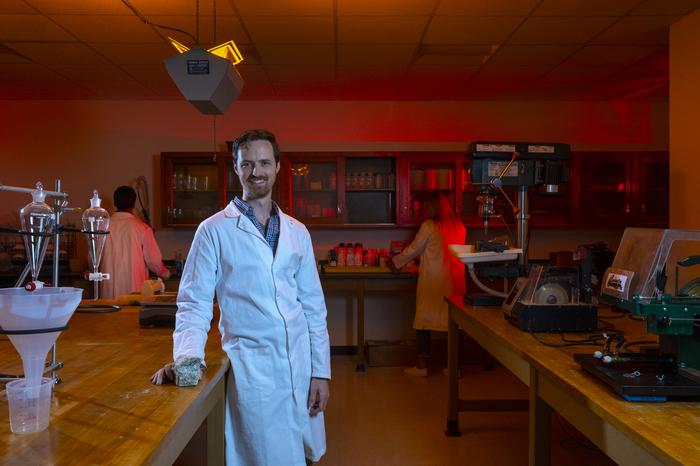 Nathan Brown at UTA's Dark Lab