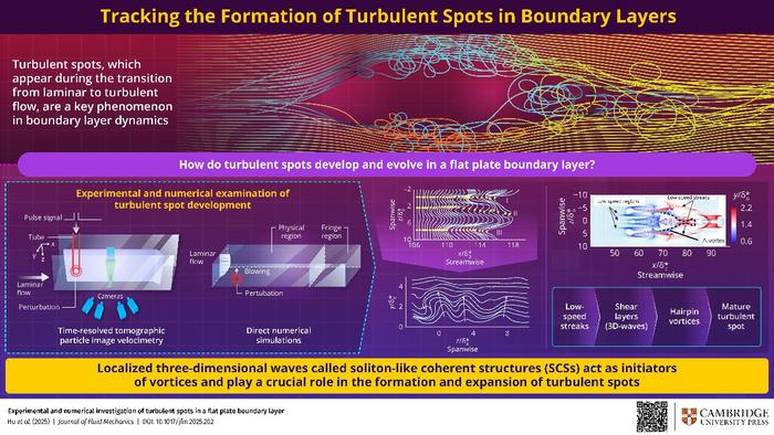 FORMATION AND EVOLUTION OF TURBULENT SPOTS IN BOUNDARY LAYERS