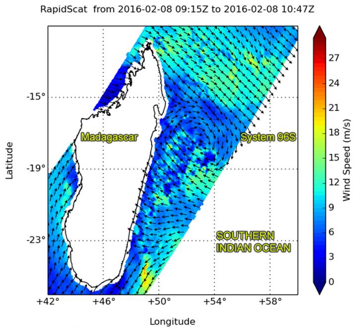 RapidScat Image of 96S