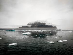 Clouds over Icebergs in  Nuup Kangerlua