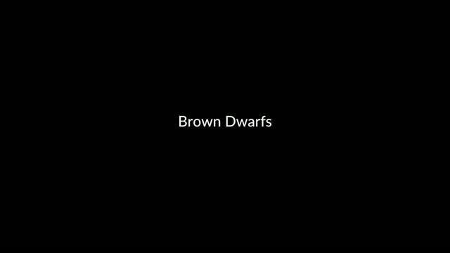 Brown Dwarfs