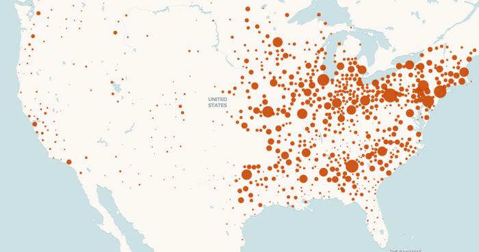 Jobs in U.S. cities in 1900