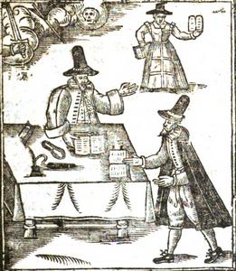 Levellers wearing their hats, woodcut from The Declaration and Standard of the Levellers of England (1649). Credit_ Bodleian Libraries, University of Oxford. CC BY-NC-SA 2.0 UK