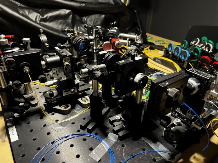 Generation of entangled quantum states with a bulk setup