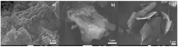 SEM images of g-C3N4